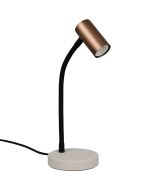 Trio  Bureaulamp Taryn koffie 36cm 4017807685732