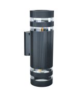 Searchlight Buitenwandlamp Toluca zwart 30cm 5053423329222