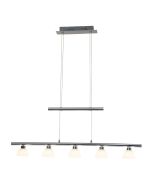 Brilliant Hanglamp Tonja chroom 98cm 4004353192746