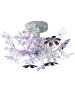 Trio  Plafonnière Flower acrylglas 38cm 4017807264760