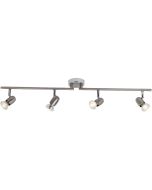 Brilliant Spot Wesley staal 80cm 4004353200328