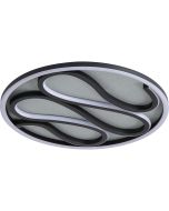 Searchlight Plafonniere Zendisk zwart 39cm 5053423298023