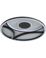 Searchlight Plafonniere Zendisk zwart 39cm 5053423298030