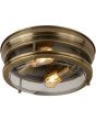 Searchlight Plafondlamp Glasgow brons 35cm  5053423136073
