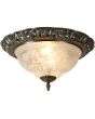 Searchlight Plafondlamp Derby brons 33cm 5013874190451