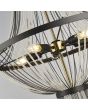 Searchlight Kroonluchter Baguette messing 60cm 5053423193090