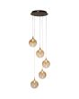 Searchlight Hanglamp Elisabeth amber 35cm 5053423327907