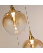 Searchlight Hanglamp Elisabeth amber 35cm 5053423327907