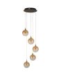 Searchlight Hanglamp Elisabeth amber 35cm 5053423327907