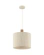 Brilliant Hanglamp Arlo beige 35cm 4004353477089