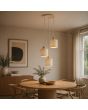 Brilliant Hanglamp Arlo beige 40cm 4004353477096
