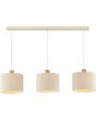 Brilliant Hanglamp Arlo beige 120cm 4004353477102