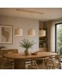 Brilliant Hanglamp Arlo beige 120cm 4004353477102