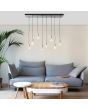 Brilliant Hanglamp Darcia zwart 110cm 4004353411700