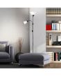 Brilliant Uplighter Spari zwart 180cm 4004353116421