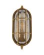 Searchlight Wandlamp Bulkhead messing 23cm 5053423247403