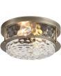 Searchlight Plafondlamp Bullseye brons 35cm 5053423329253