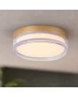 Searchlight Plafondlamp Button goud 23cm 5053423330174