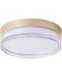 Searchlight Plafondlamp Button goud 23cm 5053423330174