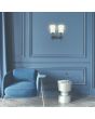 Searchlight Wandlamp Cartwheel zwart 31cm 5013874346025