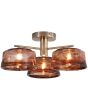 Searchlight Plafondlamp Charlie bruin 46cm 5053423327969