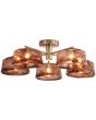 Searchlight Plafondlamp Charlie bruin 55cm 5053423327976