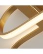 Searchlight Plafondlamp Clip goud 65cm 5053423227412