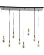 Brilliant Hanglamp Darcia zwart 110cm 4004353411700