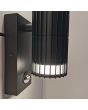 Searchlight Sensorlamp Detroit zwart 22cm 5053423300061