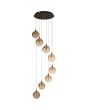 Searchlight Hanglamp Elisabeth amber 45cm 5053423327914