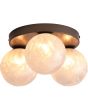 Searchlight Plafondlamp Frosty brons 30cm 5053423326634