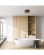 Searchlight Plafondlamp Glasgow brons 35cm  5053423136073