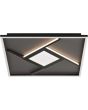 Brilliant Plafondlamp Hardy zwart 46cm 4004353463105