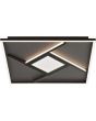 Brilliant Plafondlamp Hardy zwart 46cm 4004353463105