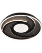 Brilliant Plafondlamp Hardy zwart 39cm 4004353463129
