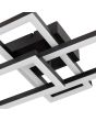 Brilliant Plafondlamp Jorvic zwart 48cm 4004353462986