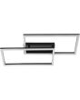 Brilliant Plafondlamp Jorvic zwart 60cm 4004353463006