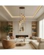 Searchlight Hanglamp Kent champagne 40cm 5053423324661