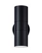 Brilliant Wandlamp Keola zwart 18cm 4004353454011