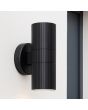 Brilliant Wandlamp Keola zwart 18cm 4004353454011
