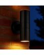 Brilliant Wandlamp Keola zwart 18cm 4004353454011