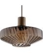 Brilliant Hanglamp Lyn koffie 28cm 4004353476990