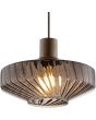 Brilliant Hanglamp Lyn koffie 130cm 4004353477010