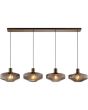 Brilliant Hanglamp Lyn koffie 130cm 4004353477010