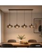 Brilliant Hanglamp Lyn koffie 130cm 4004353477010