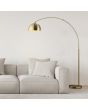 Brilliant Booglamp Manor messing 199cm 4004353456053