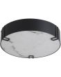 Searchlight Plafondlamp Marmo zwart 35cm 5053423327938
