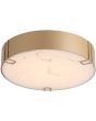 Searchlight Plafondlamp Marmo goud 35cm 5053423327945