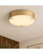 Searchlight Plafondlamp Marmo goud 35cm 5053423327945