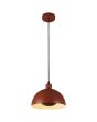 Searchlight Hanglamp Mars oranje 25cm 5053423274287